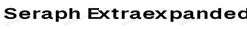 Seraph Extraexpanded字体转换